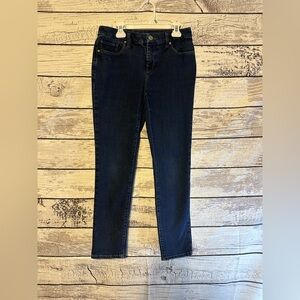 Chico’s So Slimming Girlfriend Slim Leg Ankle Jeans Size 000R (US 0) Dark Wash